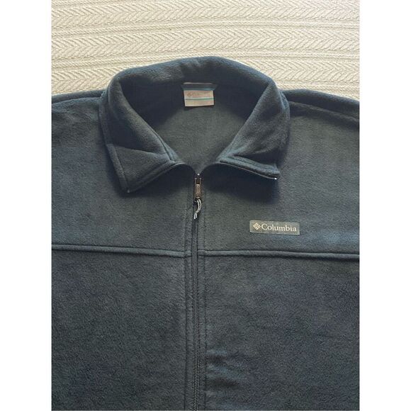 COLUMBIA Mens XLARGE Steens Mountain Black Full Zip Jacket - Picture 3 of 12